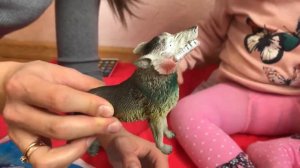 Фигурки Дикие животные Wild Animal – будем изучать новых зверей! – обзор и распаковка unpacking and