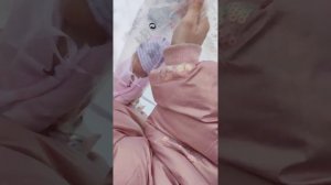 распаковка силиконового реборна # девочке подарили силиконового реборна на день рождения