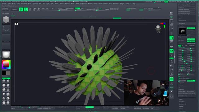 Using NanoMesh to Create Feathers - ZBrush Top Tips - Daniel De Leon