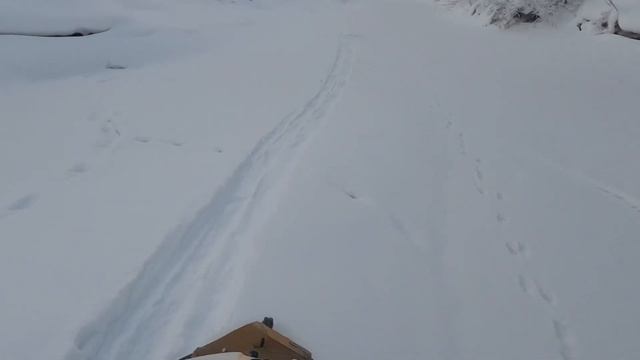 Буран МД с Lifan Kp500E, опасный перекат с промоинами. смотреть онлайн