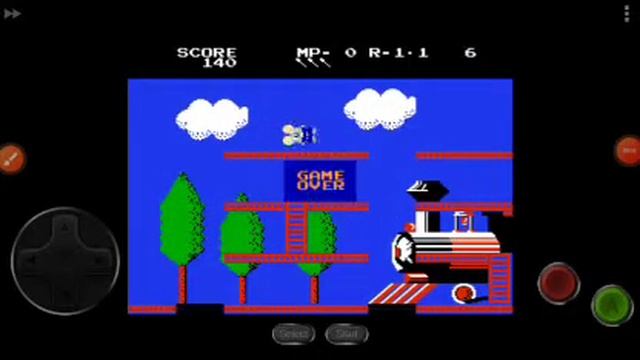 (NES) Mappy Land Game Over смотреть онлайн