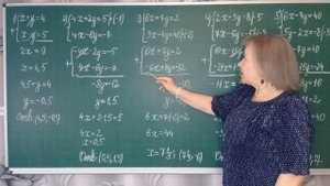 Урок 81. Решение системы двух линейных уравнений способом сложения.