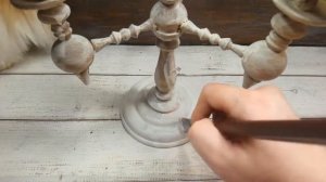 DIY|РЕСТАВРАЦИЯ СТАРОГО ПОДСВЕЧНИКА| НОВАЯ ЖИЗНЬ СТАРЫХ ВЕЩЕЙ|