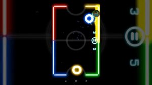Играю в игры (Glow Hockey) #3