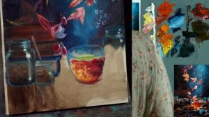 Вебинар от Ольги Базановой - "Волшебный чай". Пишем маслом