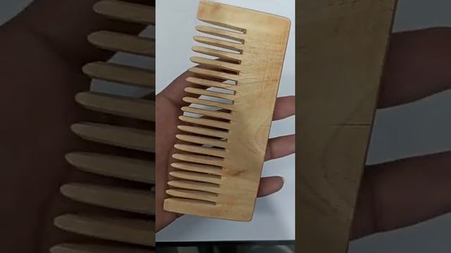 Neem Wood Small Shampoo Comb