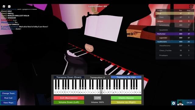 World's Smallest Violin - AJR | on Roblox Got Talent (Piano Cover) смотреть онлайн