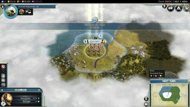 Sid Meier's Civilization V gameplay on Core2Duo 3.0GHz GeForce GT 630 смотреть онлайн