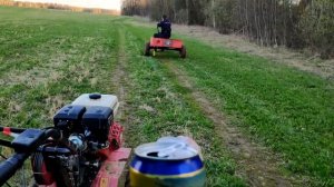 1 МАЯ гонки на мотоблоках в деревне 2021 | MAY 1 Motoblok race in the Russian Village (2021).