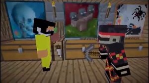 Выпал снег в майнкрафте (2017год!!!)