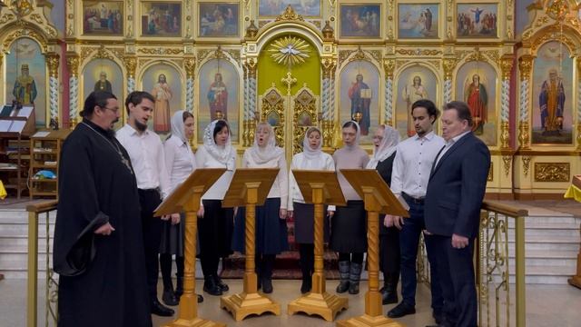 "Достойно есть", напев царя Феодора, гармонизация архим. Матфея (Мормыль)
