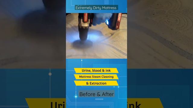 Extremely Dirty Mattress Steam Cleaning