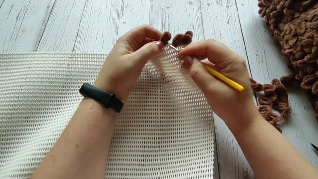 Как связать коврик в ванную. Коврик своими руками. Пряжа Alize Puffy смотреть онлайн