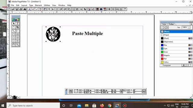 how to use paste multiple option in Pagemaker | PageMaker mein Paste Multiple का उपयोग कैसे करते है смотреть онлайн