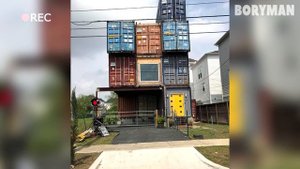 ЛЮДИ СМЕЯЛИСЬ КОГДА ОН НАЧАЛ СТРОИТЬ ДОМ ИЗ КОНТЕЙНЕРОВ! НО РЕЗУЛЬТАТ СВАЛИЛ ИХ НАПОВАЛ!