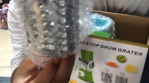 Unboxing Table Top Drum Grater