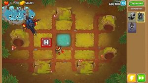 Прохождение Bloons TD 6 НА РУССКОМ! ДОСТИЖЕНИЕ: 2БЧ - ЧЕМПАНЗЕ ДВУМЯ БАШНЯМИ В Блунс ТД 6! KK Gamin