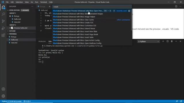 How to Run a Python file in VS code | How to Install Extensions in VS Code
