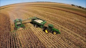 Monty McFadden Aerial Harvest Video 2014