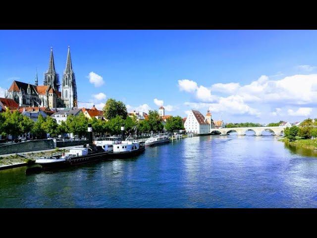 Регенсбург/Собор/Дунай/Бавария