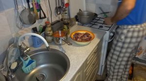 Тушеная утка в казане с овощами / пальчики оближешь