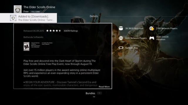 PS4 - how to download The Elder Scrolls Online For Free Ps4 [Free Play Event, now through August 19 смотреть онлайн