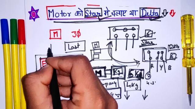 Motor Star and Delta Connection difference || Why choose delta over star connection- Electrical dos