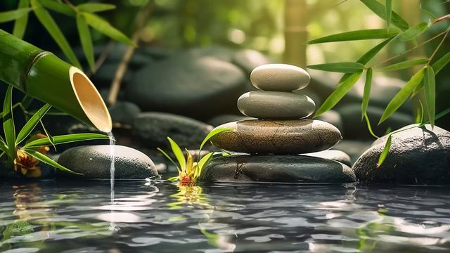 Música Zen Relajante con Sonidos de Agua de Bambú • Música Yoga, Masajes y relajación del sueño #2