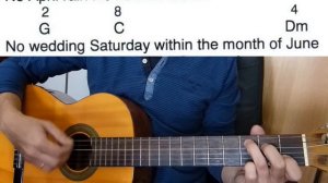 Guitar Accompaniment - I Just Called to Say I Love You - Easy Guitar (Including lyrics and chords)