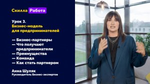 Урок 3. Бизнес-модель для предпринимателей