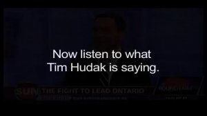 Tim Hudak calls Canadian citizens "foreigners"