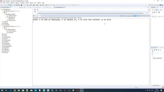 Java и структуры данных - Домашняя работа по хеш-таблице в Java8 с проверкой и комментариями! смотреть онлайн