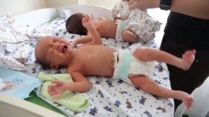 Выписка с роддома наших двойняшек Тимофея и Елисея.