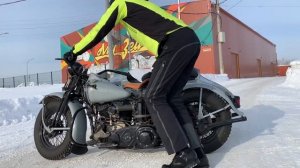 Harley-Davidson U - редкий гость в России, 1200-кубовая модель впервые показанная в 1937 году.