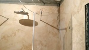 Душевая дверь с двумя доборами в нишу