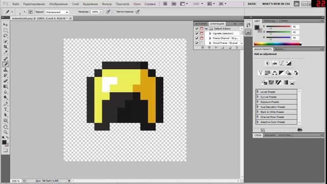 Как сделать свой текстур-пак №3 (Рисуем броню в инвентаре) смотреть онлайн