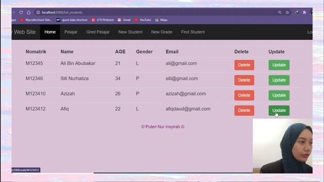 Website connecting with Database using Python | MTD3063 смотреть онлайн