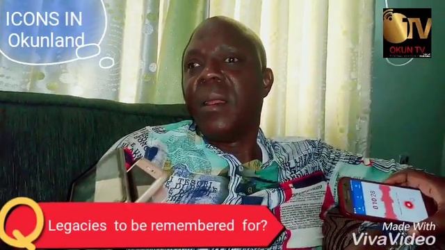 Rt Hon M.O Kolawole ,Speaker KSHA.GYB is my model and what he will like to be remembered for!