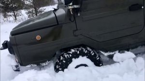 ЛУАЗ по снегу