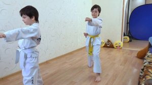 Магия ТХЭКВОНДО на домашней тренировке.