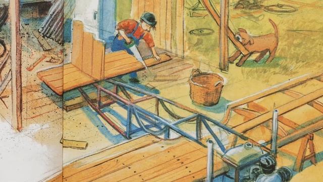 Георг Юхансон. Мулле Мек делает самолёт. Для деток. Рассказ слушать. Книги детям. Видеокнига. смотреть онлайн