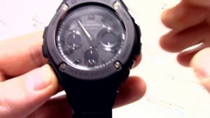 Часы Casio G-SHOCK GST-S110BD-1B - Инструкция, как настроить от PresidentWatches.Ru