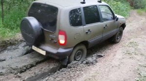 шевроле нива и ее первый выезд в грязь