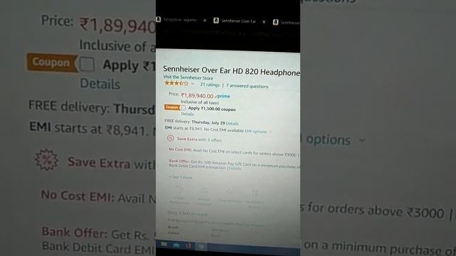 Most Expensive headphone i have ever seen ?? || sennheiser over ear HD 820 headphone ?? || смотреть онлайн