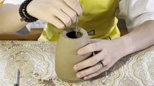 Как сделать керамический светильник.