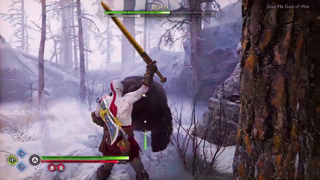 BJORN Boss Fights God of War Ragnarok Valhalla  Mastery Difficulty   No Damage1080P 60FPS