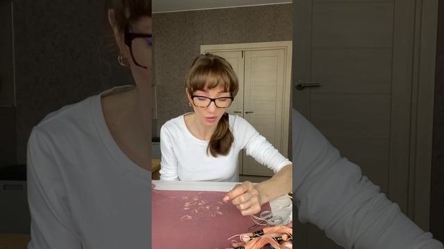 Владимирский верхошов | Процесс вышивки