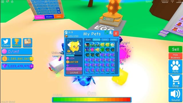 СИМУЛЯТОР ЖВАЧКИ СОБРАЛ ВСЕХ САМЫХ КРУТЫХ ПИТОМЦЕВ! ROBLOX BUBBLE GUM SIMULATOR смотреть онлайн