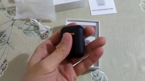 Наушники беспроводные j18 черные TWS