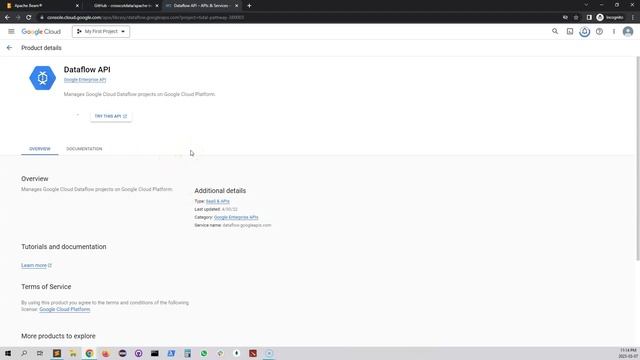 Configure Google Cloud Platform to run Apache Beam pipeline смотреть онлайн